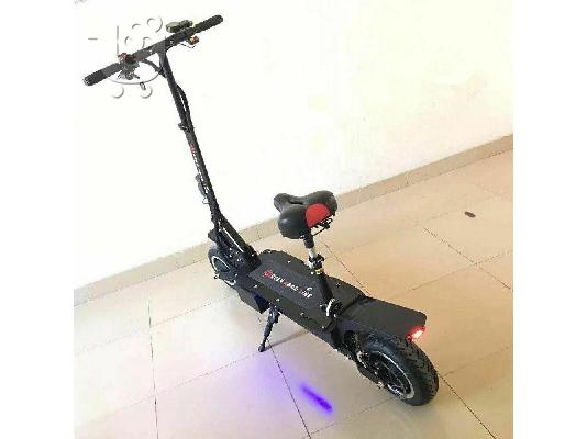Ηλεκτρικό σκούτερ 5600w / 60v Δύο τροχούς 11in. Αναδιπλώνεται εκτός δρόμου...